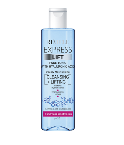 تونیک پاکساز صورت هیالورونیک اسیدرویولREVUELE EXPRESS TONIC Lift