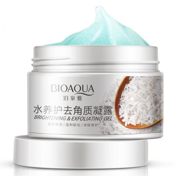 تصویر  ژل کرم روشن کننده و لایه بردار برنج بیوآکوا Rice Exfoliating Gel Body Cream