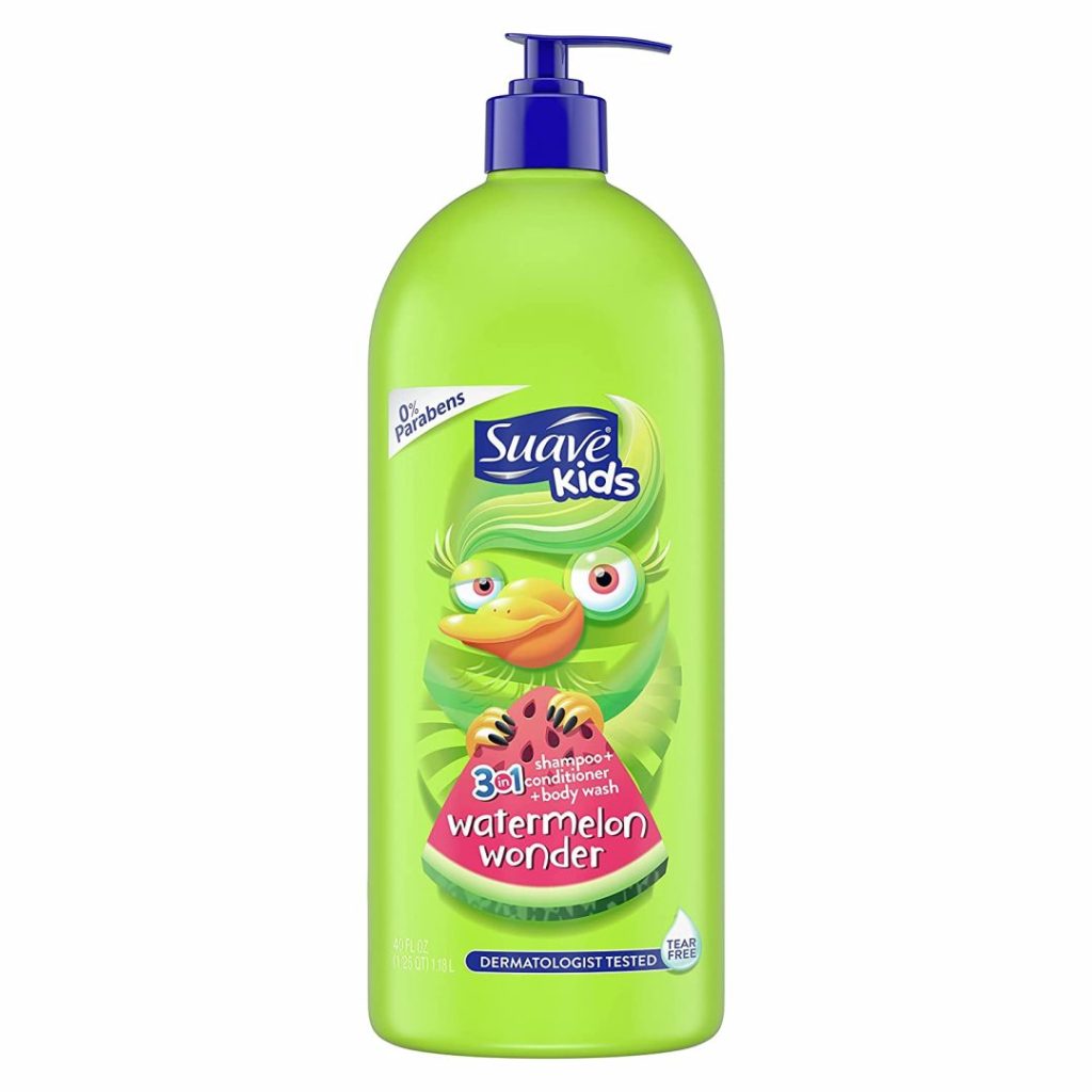 تصویر  شامپو بدن کودک3 در 1سواو شامپو و نرم کننده، چند رنگ، هندوانه حجم 532 میلی لیترSuave Body Wash