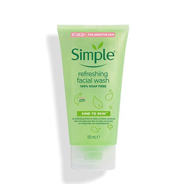 تصویر  ژل شستشوی صورت شاداب کننده سیمپلSimple Kind to Skin Refreshing Facial Gel Wash