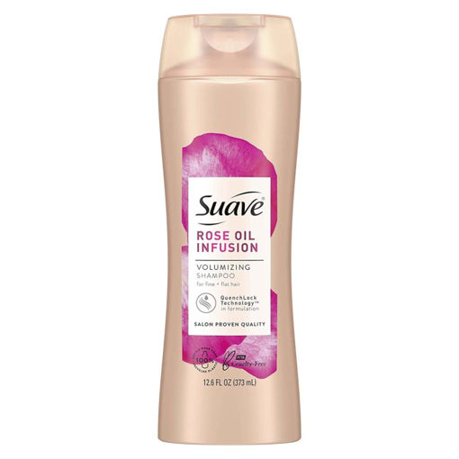 شامپو  حجم دهنده حاوی  روغن گل رز سواو حجم 828 میلی لیتر Suave Professionals