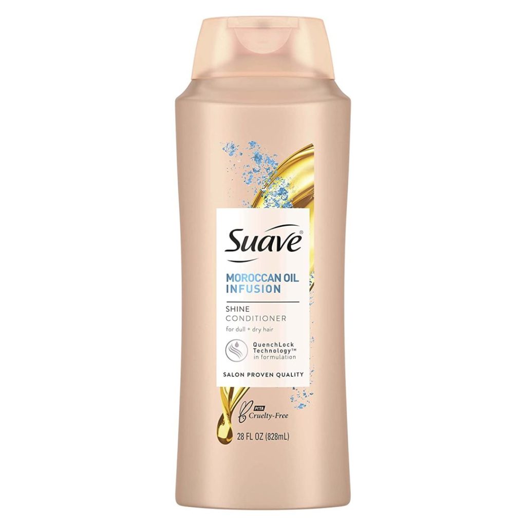 تصویر  شامپو نرم کننده وبراق کننده سواو حاوی  روغن آرگان حجم 828میلی لیتر Suave Professionals