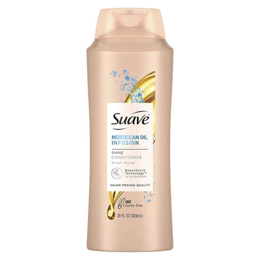 شامپو نرم کننده وبراق کننده سواو حاوی  روغن آرگان حجم 828میلی لیتر Suave Professionals