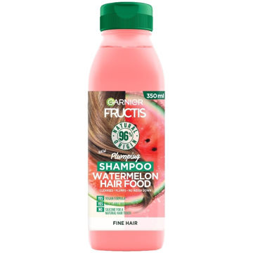 تصویر  شامپو حجم دهنده هندوانه گارنیر Garnier Fructis Watermelon Hair Food Shampoo 350 ml
