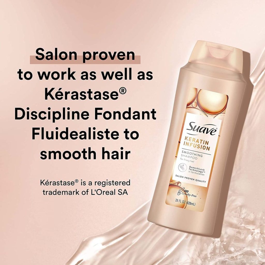 تصویر  شامپو صاف کننده کراتین مخصوص موهای خشک حجم 828 میلی لیتر Suave Professionals