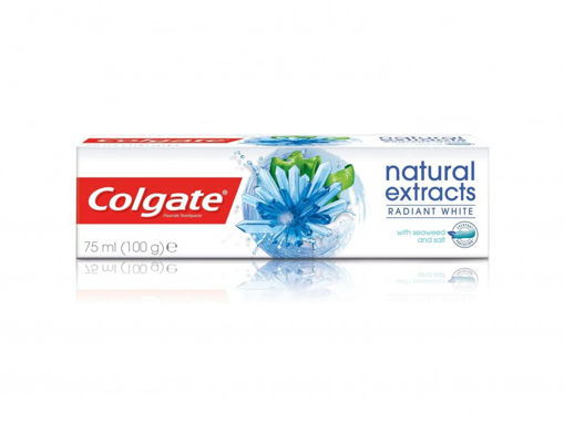 خمیردندان سفیدکننده جلبک دریایی و کریستال نمک کلگیت Colgate Natural Extracts وزن 100 گرم