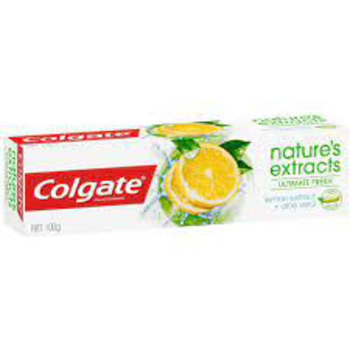 خمیردندان لیمو و آلوئه ورا کلگیت Colgate Natural Extracts وزن 100 گرم