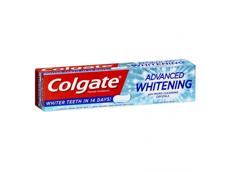 خمیردندان سفیدکننده کلگیت Colgate Advanced White وزن 150 گرم