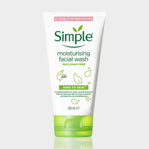 ژل شستشو  پوست خشک و حساس سیمپل SimpleKind to Skin Moisturizing Facial Wash
