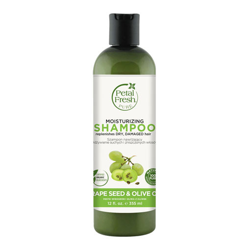 شامپو آبرسان روغن هسته انگور و زیتون پتال فرش Petal Fresh Moisturizing Grape Seed Olive حجم 355 میل