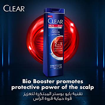 تصویر  شامپو کلیر Clear ضد شوره مردانه مدل STYLE EXPRESS وزن 400 میل