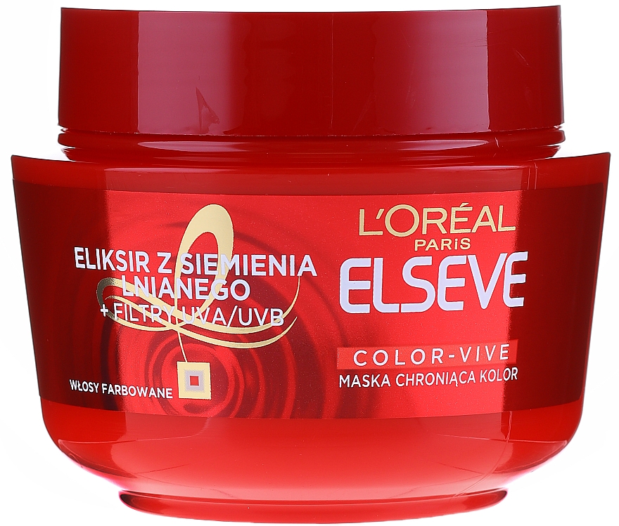 تصویر  ماسک موی لورالLOREAL ELSEVE مخصوص موهای رنگ شده300میل