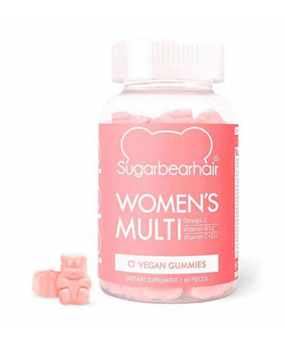 پاستیل مولتی ویتامین شوگر بیر Sugarbear مدل womens multi تعداد 60 عدد