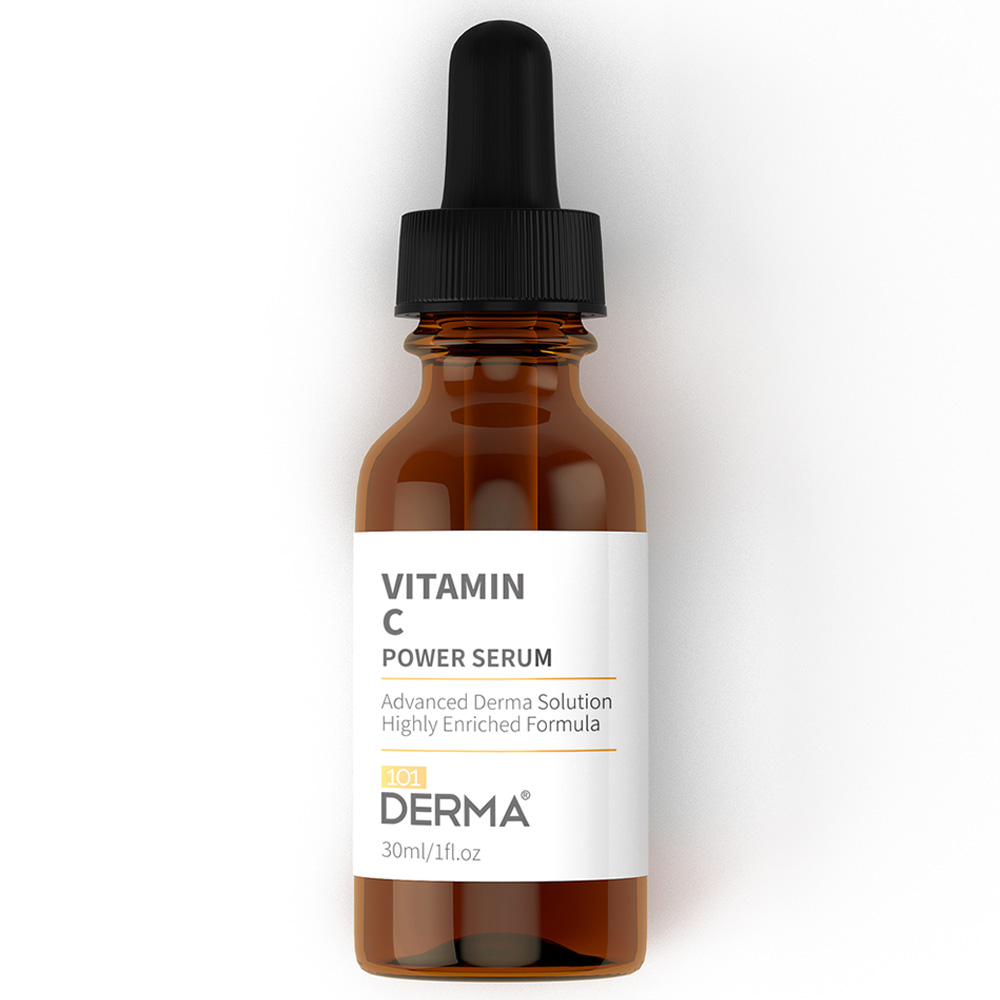 تصویر  سرم روشن کننده و آنتی اکسیدان قوی ویتامین سی 101درما- Derma101 Vitamin C Brightening & Anti-Oxidant Power Serum