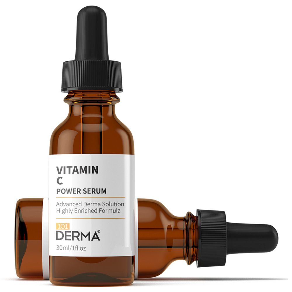 تصویر  سرم روشن کننده و آنتی اکسیدان قوی ویتامین سی 101درما- Derma101 Vitamin C Brightening & Anti-Oxidant Power Serum