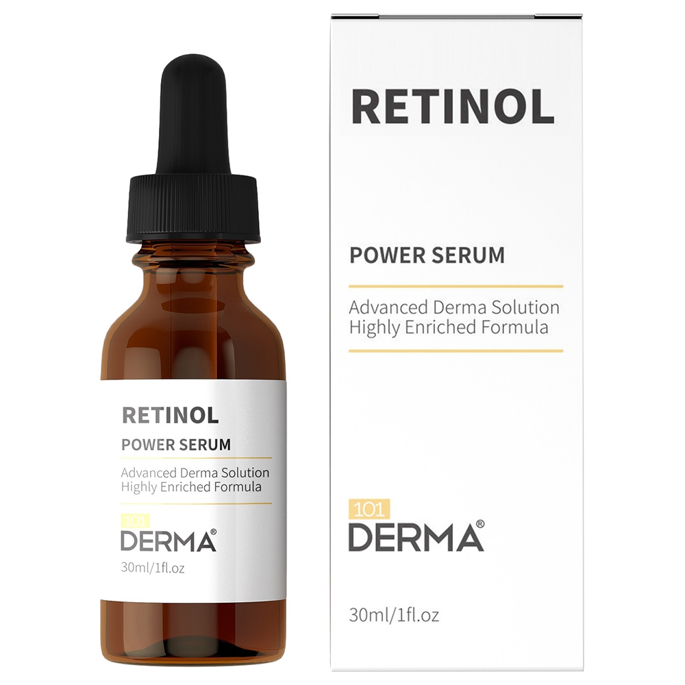 تصویر  سرم قدرتمند ضد چروک  رتینول 101 درما –  Derma101  Retinol Anti Wrinkle Power Serum