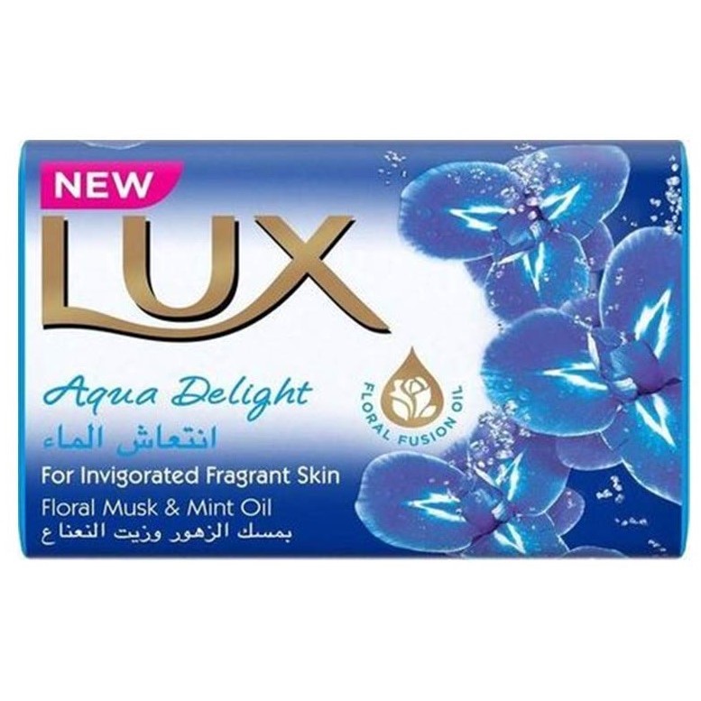 تصویر  صابون لوکس رایحه دریایی و طراوت بخش LUX Aqua Sparkle وزن 170 گرم