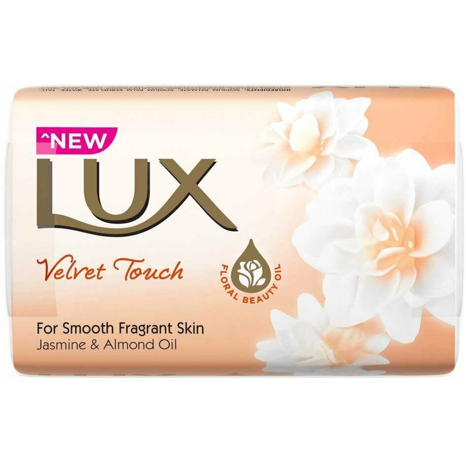تصویر  صابون لوکس رایحه گل یاس LUX Velvet Jasmine مقدار 170 گرم