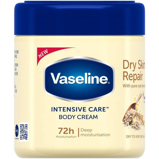 کرم بدن آبرسان عمیق جوی دوسر وازلین Vaseline Dry Skin Repair حجم 400 میلی لیتر