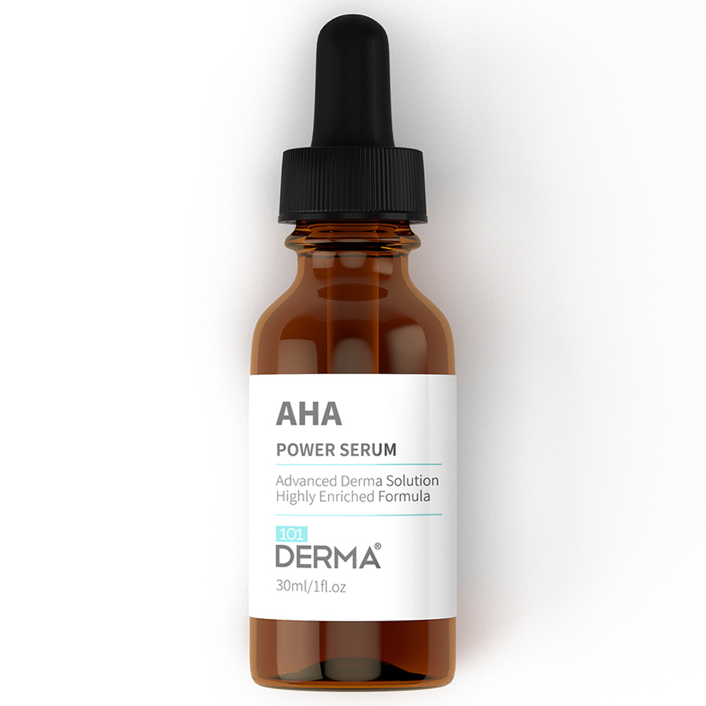 تصویر  سرم قدرتمند  لایه بردار  AHA درما 101- Derma 101  AHA Peeling Solution Power Serum