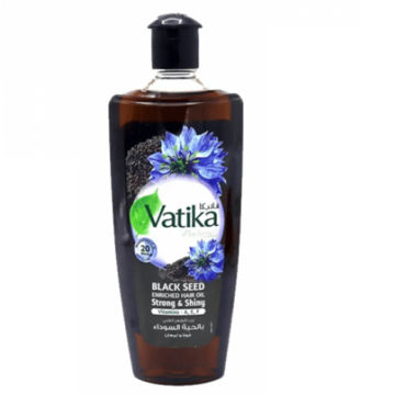 تصویر  روغن مو سیاه دانه واتیکا Vatika Naturals Enriched Hair BlackSeed Oil حجم 200میلی لیتر
