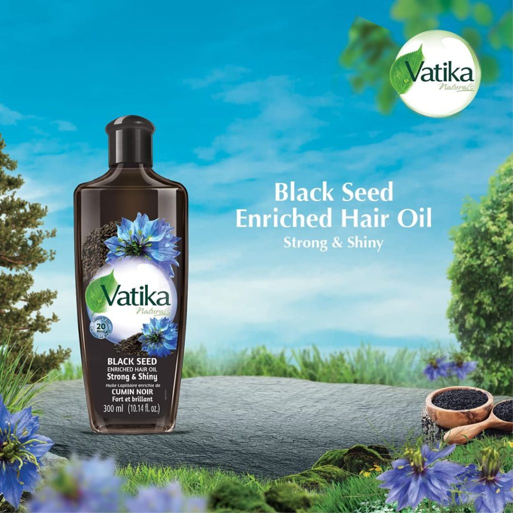 تصویر  روغن مو سیاه دانه واتیکا Vatika Naturals Enriched Hair BlackSeed Oil حجم 200میلی لیتر