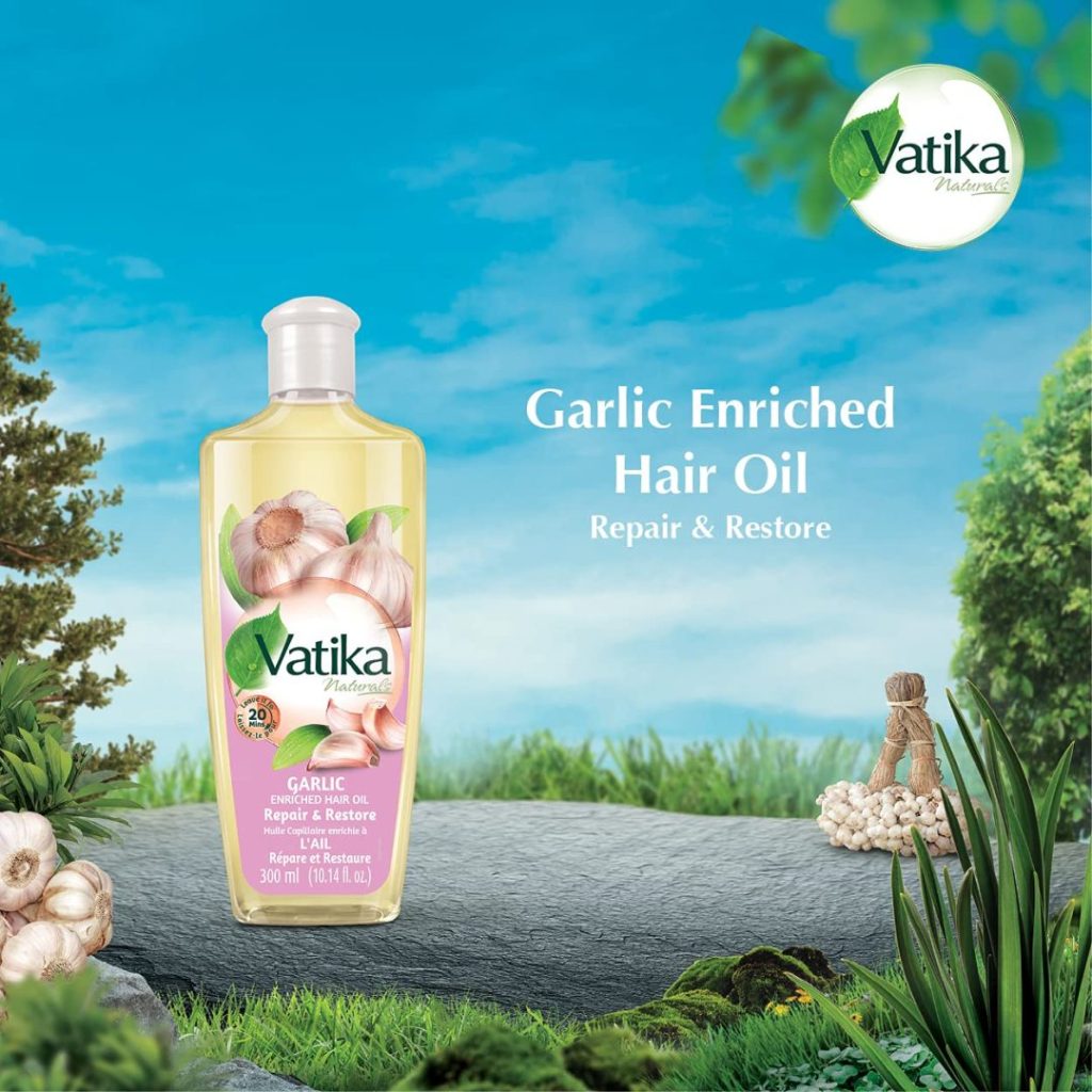 تصویر  روغن مو سیر واتیکا Vatika Naturals Enriched Hair Garlic Oilحجم 200 میلی لیتر