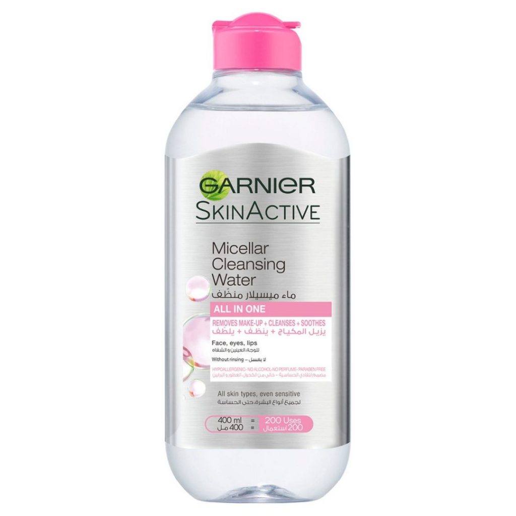 تصویر  پاک کننده آرایش گارنیر برند Garnier SkinActive Micellar Cleansing Water 400ml