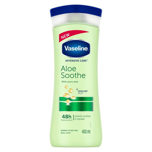 لوسیون بدن وازلین Vaseline Aloe Soothe حجم 400 میلی لیتر