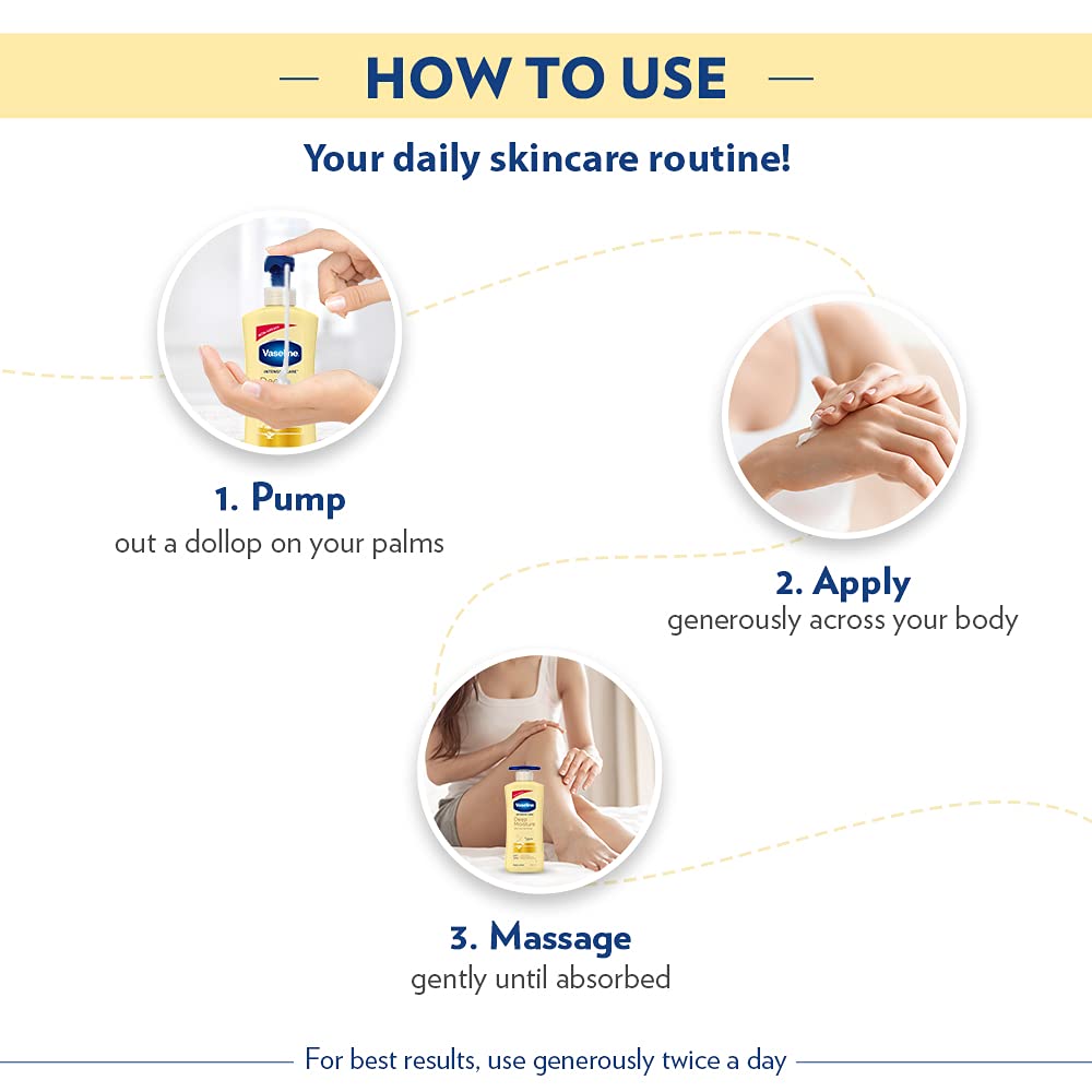 تصویر  لوسیون بدن وازلین Vaseline Dry Skin Repair حجم 400 میلی لیتر