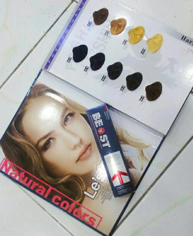 تصویر  رنگ موی بست