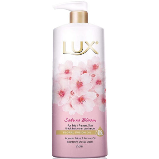 شامپو بدن لوکس رایحه شکوفه های گیلاس ژاپنی Lux Sakura Bloom حجم 500 میلی لیتر