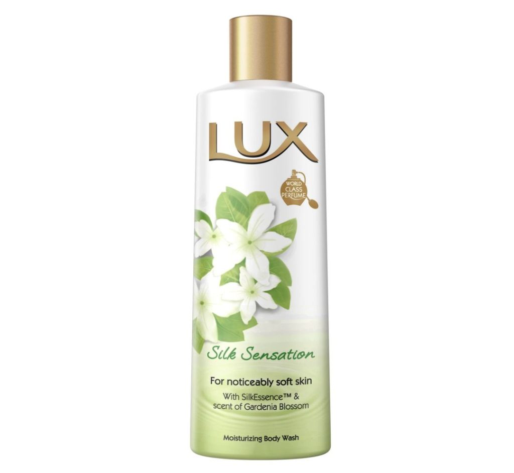 تصویر  شامپو بدن لوکس رایحه شکوفه گاردنیا  LUX Silk Sensation حجم 250 میلی لیتر