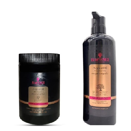 شامپو وماسک مو فری سولفات بوسمی Baosmei