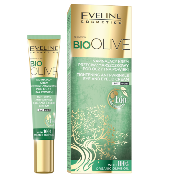 کرم ضد چروک دور چشم Bio Olive اولاین Eveline