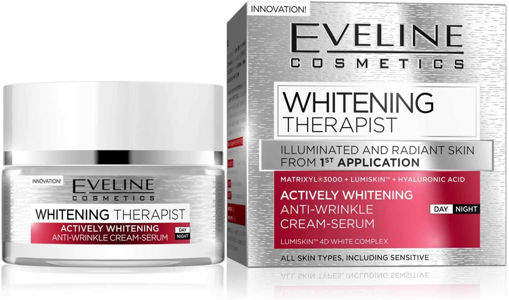 کرم اولاین روشن کننده و ضدچروک Eveline Whitening Therapist حجم 50 میلی لیتر