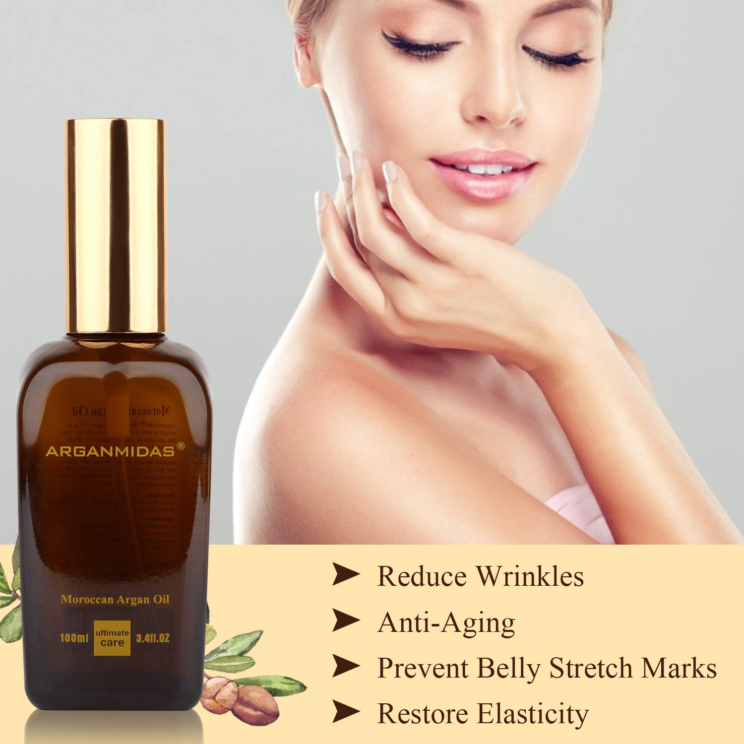 روغن آرگان صددرصد خالص آرگان میداس 100 میل