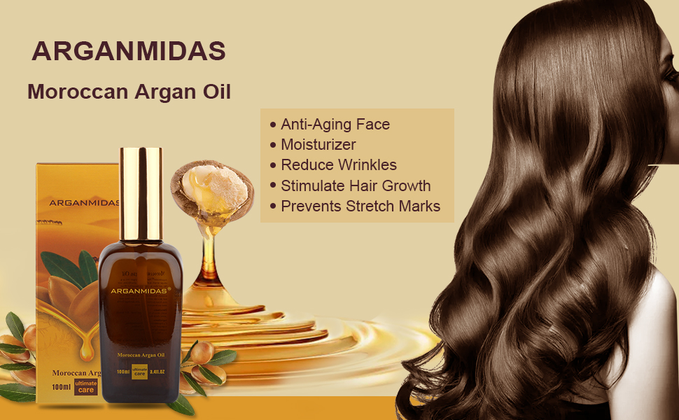 روغن آرگان صددرصد خالص آرگان میداس 100 میل