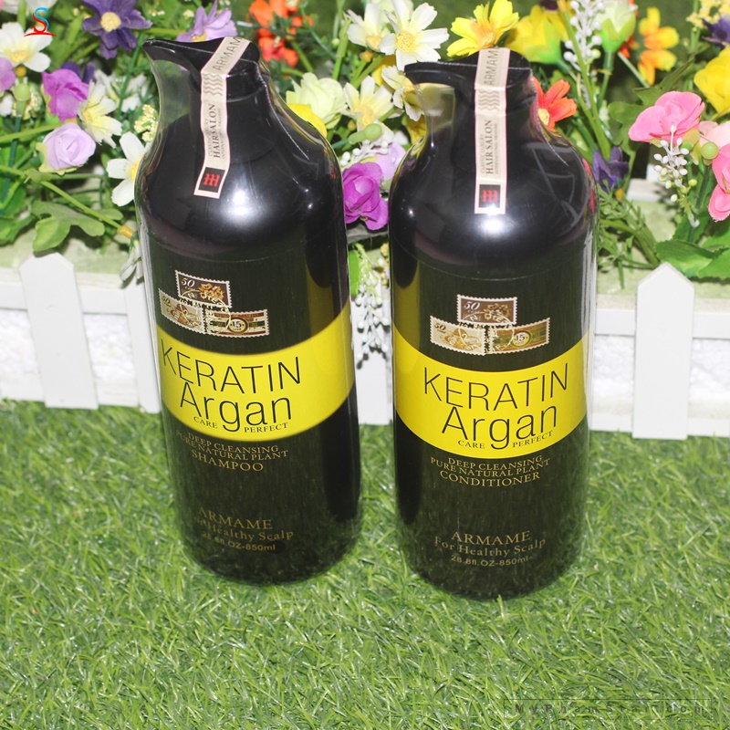 شامپو وماسک آرمامی حاوی کراتین و روغن آرگان  Armame