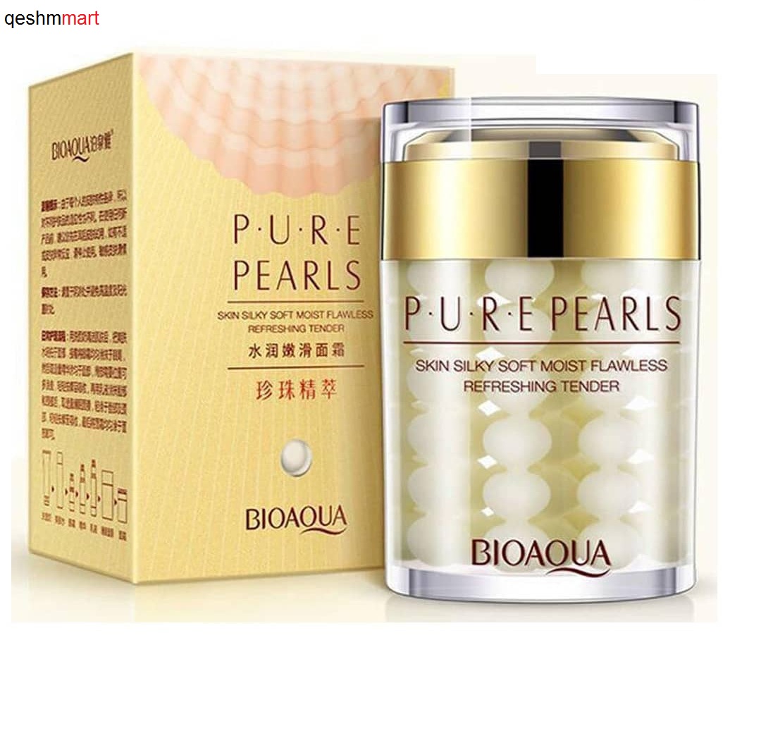 کرم شب ضد چروک مروارید بیوآکوا  BIOAQUA Pure Cream