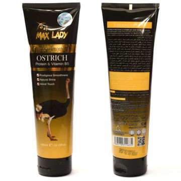 ماسک مو مکس لیدی MAX LADY شتر مرغ وزن ۳۰۰ میلی لیتر