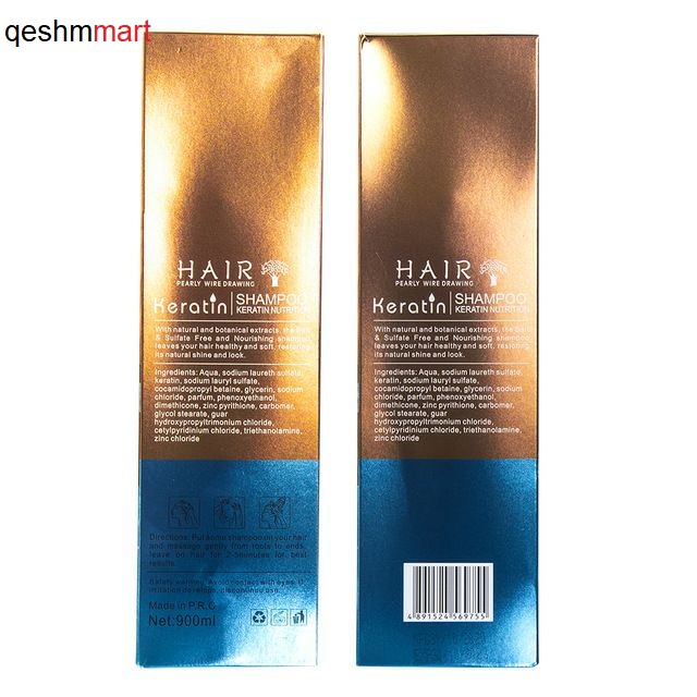 شامپو کراتین مدل 98 درصد Hair Shampoo Keratin حجم 900 میلی لیتر