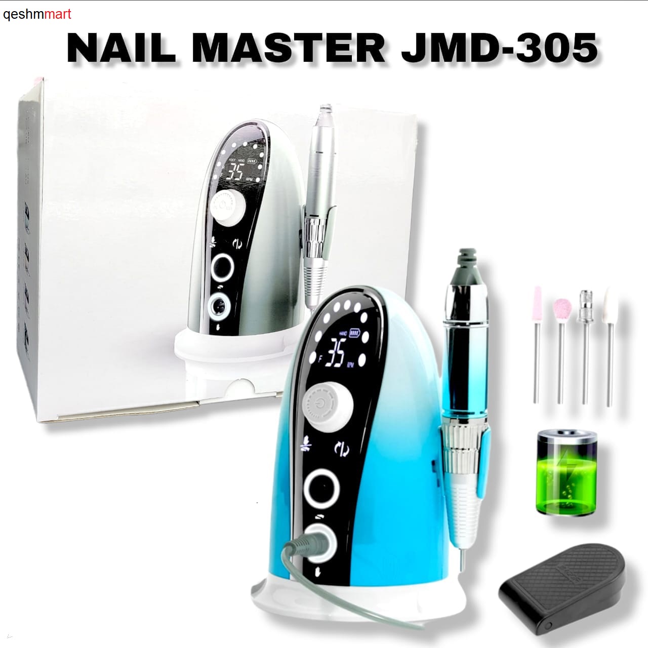 سوهان ناخن برقی jmd-305