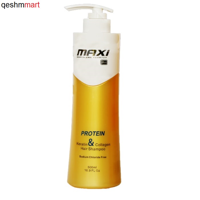 شامپو موی مکسی گلد فری سولفات 500 میلی لیتر