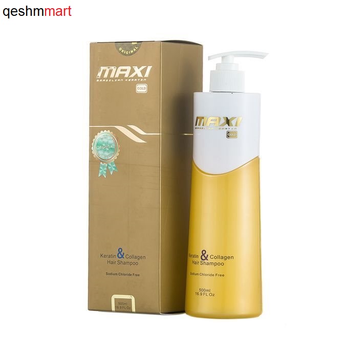 شامپو موی مکسی گلد فری سولفات 500 میلی لیتر