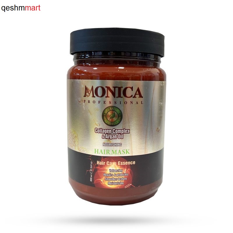 ماسک مو مغذی مونیکا پروتئینه و کلاژن ساز MONICA