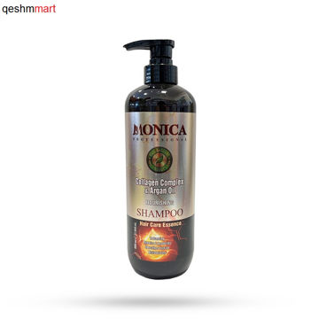 شامپو مونیکا مغذی مو پروتئینه و کلاژن ساز MONICA