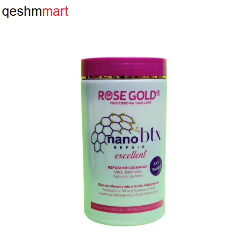 نانو بوتاکس ضد زردی رزگلد  nano botox rose gold