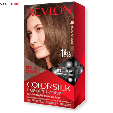 کیت رنگ مو فاقد آمونیاک رولون شماره 40 Revlon Colorsilk Beautiful Hair Color