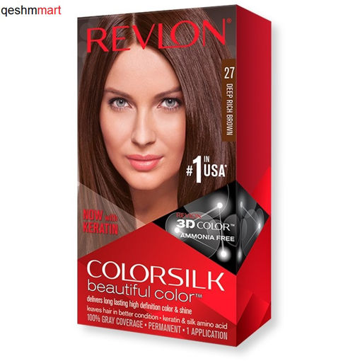کیت رنگ مو فاقد آمونیاک رولون شماره 27 Revlon Colorsilk Beautiful Hair Color
